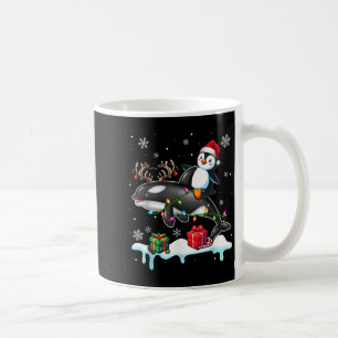 Weihnachtsmann Penguin Rentier Rentier Orca Lover Kaffeetasse