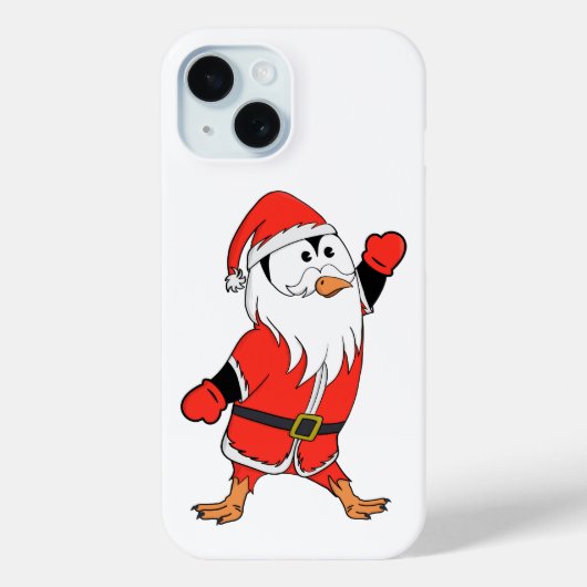 Weihnachtsmann Penguin Weihnachten bereit Case-Mate iPhone Hülle (Rückseite)