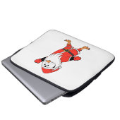 Weihnachtsmann Penguin Weihnachten bereit Laptopschutzhülle (Vorne Knopf)