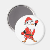 Weihnachtsmann Penguin Weihnachten bereit Magnet (Vorderseite/Rückseite)