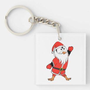 Weihnachtsmann Penguin Weihnachten bereit Schlüsselanhänger
