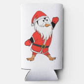 Weihnachtsmann Penguin Weihnachten bereit Selters Dosenkühler (Rückseite)