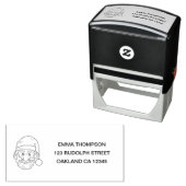 Weihnachtsmann Permastempel (Beispiel)