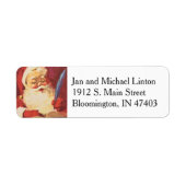 Weihnachtsmann personalisieren Rücksendeadresse (Vorne)