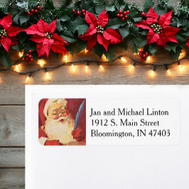 Weihnachtsmann personalisieren Rücksendeadresse