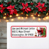 Weihnachtsmann Personalisieren Sie Rücksendeadress