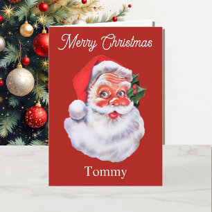 Weihnachtsmann personalisieren Weihnachten für Gro Karte