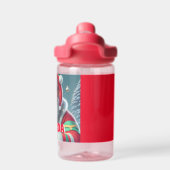 Weihnachtsmann Personalisierte Kinder Name Trinkflasche (Rückseite)