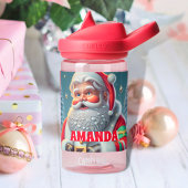 Weihnachtsmann Personalisierte Kinder Name Trinkflasche