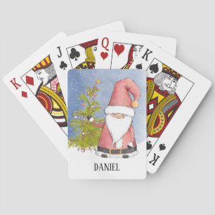 Weihnachtsmann Personalisiertes Weihnachten Spielkarten