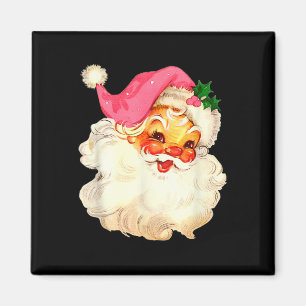Weihnachtsmann Pink Weihnachtsgesicht Alte Weihnac Magnet