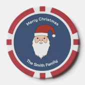 Weihnachtsmann Pokerchips (Vorderseite)