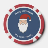 Weihnachtsmann Pokerchips (Rückseite)