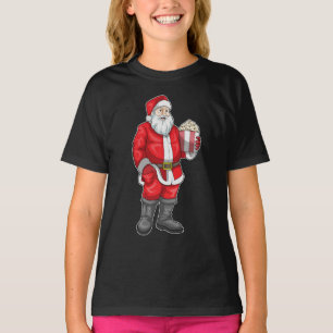 Weihnachtsmann Popcorn T-Shirt