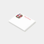 Weihnachtsmann Post-it Klebezettel (angewinkelt)