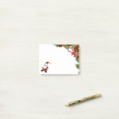 Weihnachtsmann Post-it Klebezettel (Auf Schreibtisch)