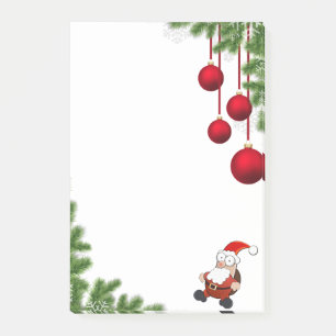 Weihnachtsmann Post-it Klebezettel
