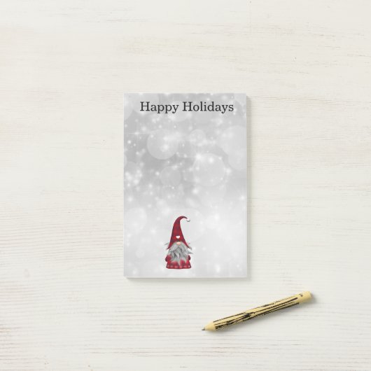 Weihnachtsmann Post-it Klebezettel (Auf Schreibtisch)