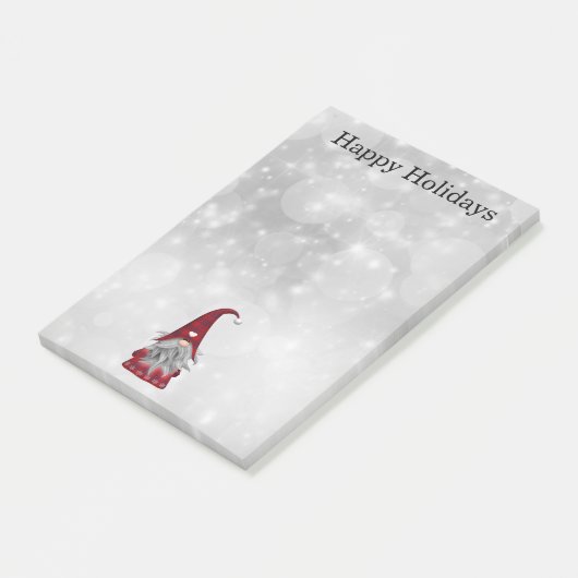 Weihnachtsmann Post-it Klebezettel (angewinkelt)