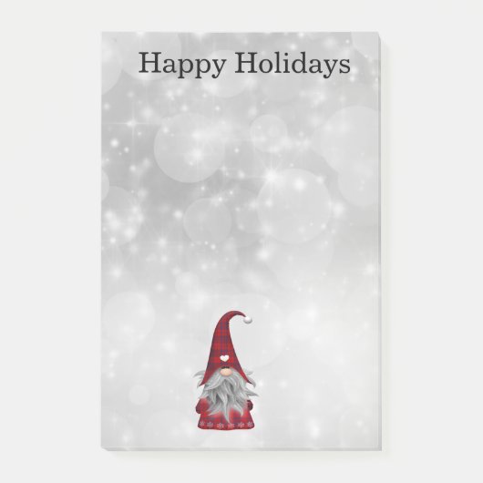 Weihnachtsmann Post-it Klebezettel (Vorderseite)