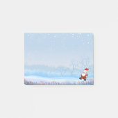 Weihnachtsmann Post-it Klebezettel (Vorderseite)