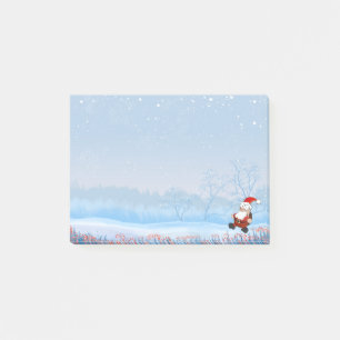 Weihnachtsmann Post-it Klebezettel