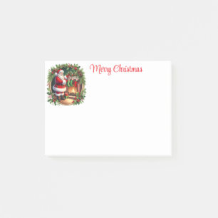 Weihnachtsmann Post-it Klebezettel
