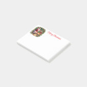 Weihnachtsmann Post-it Klebezettel (angewinkelt)