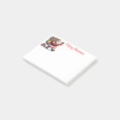 Weihnachtsmann Post-it Klebezettel (angewinkelt)