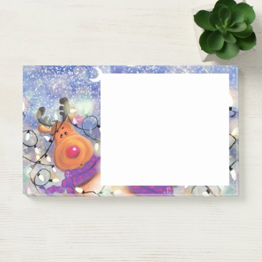 Weihnachtsmann Post-it Klebezettel (Büro)