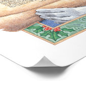 Weihnachtsmann Poster (Ecke)