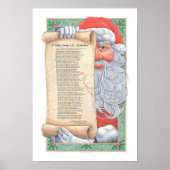 Weihnachtsmann Poster (Vorne)