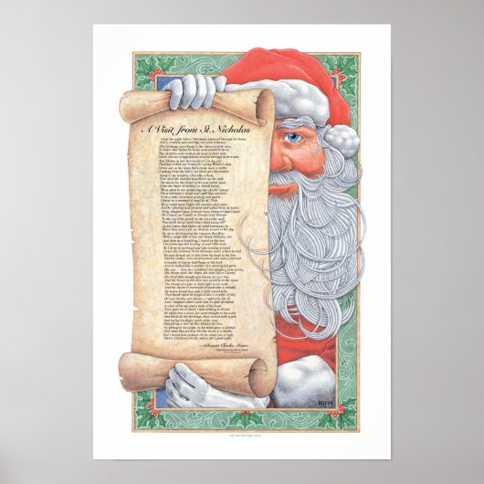 Weihnachtsmann Poster (Vorne)