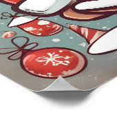 Weihnachtsmann Poster (Ecke)