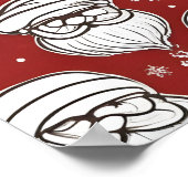 Weihnachtsmann Poster (Ecke)
