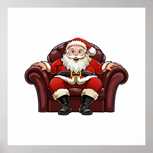 Weihnachtsmann Poster (Vorne)