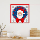 Weihnachtsmann Poster (Küche)