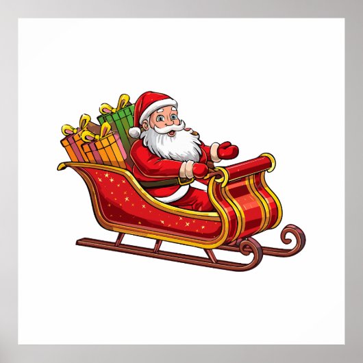 Weihnachtsmann Poster (Vorne)