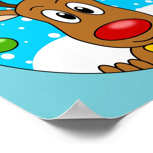 Weihnachtsmann Poster (Ecke)