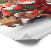 Weihnachtsmann Poster (Ecke)