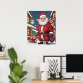Weihnachtsmann Poster (Heimbüro)