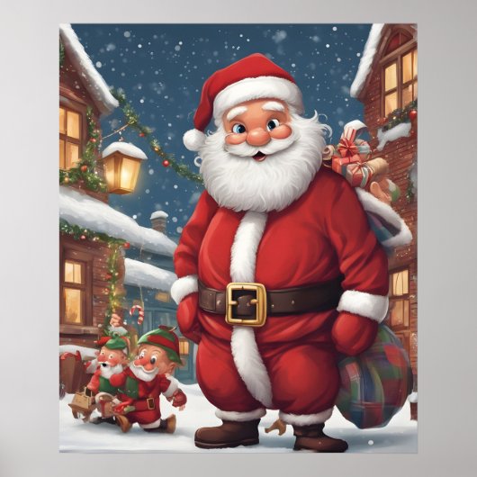 Weihnachtsmann Poster (Vorne)