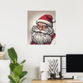 Weihnachtsmann Poster (Heimbüro)