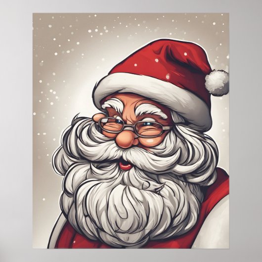Weihnachtsmann Poster (Vorne)