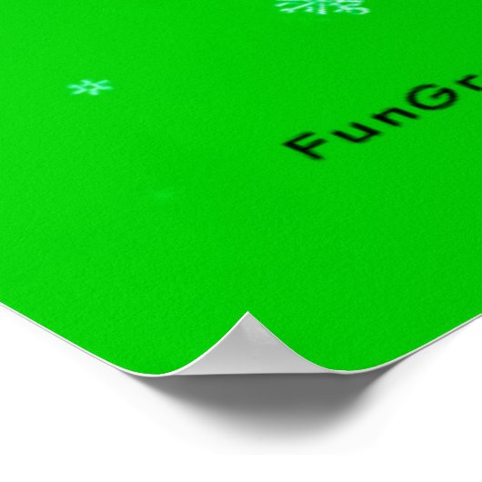 Weihnachtsmann Poster (Ecke)