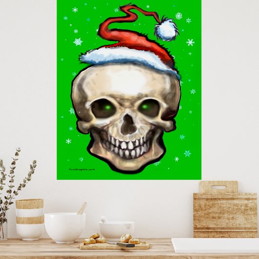 Weihnachtsmann Poster (Küche)