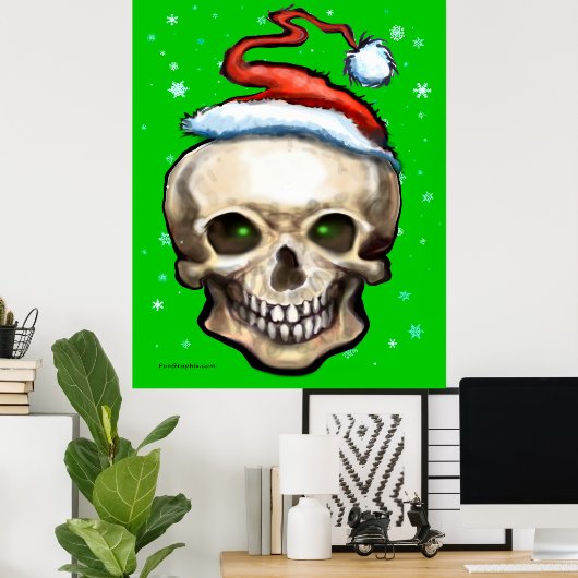 Weihnachtsmann Poster (Heimbüro)