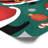 Weihnachtsmann Poster (Ecke)