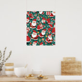 Weihnachtsmann Poster (Küche)