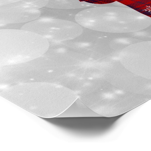 Weihnachtsmann Poster (Ecke)